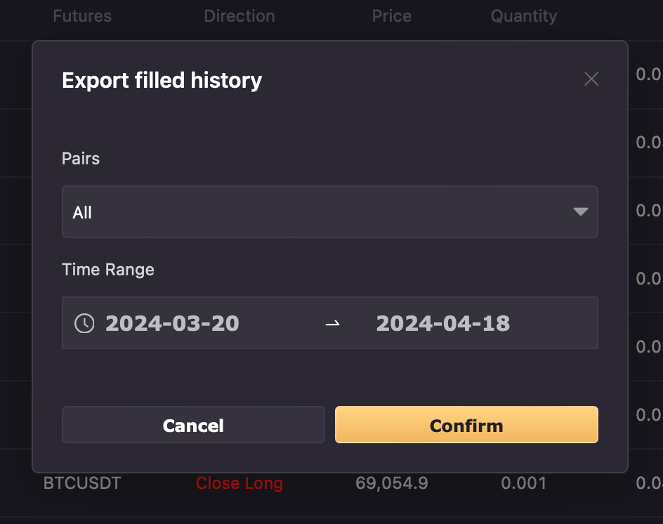 How to check your futures order history support center